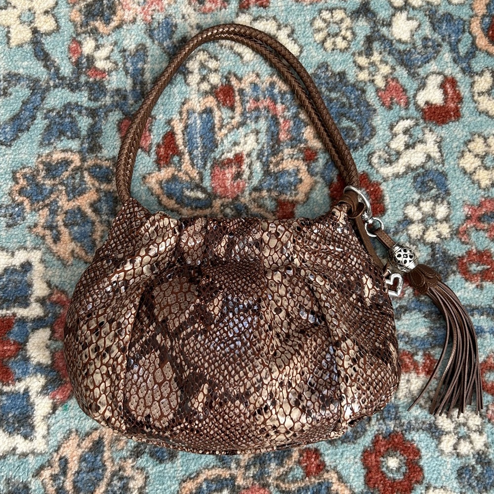 Brighton snakeskin purse with accessories